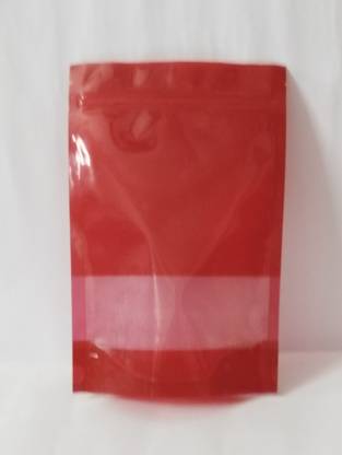 Ultimate Pack Stand Up Reusable Airtight Polyester Storage Pouch ( Red ) 7 X 11 In Polyester Storage Pouch