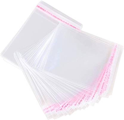 AgrohA Plastic Polythene Clear Bags Packing Pack Of 500 Pieces (3 * 4 Inch) Plastic Storage Pouch