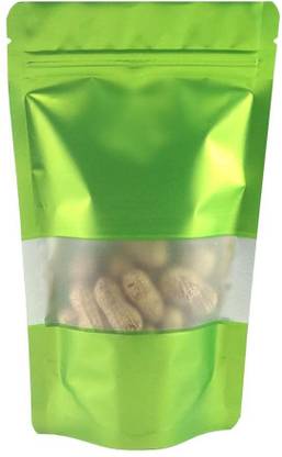 Bakeyy stand up ziplock pouch (250gm) pack of 50 Polyester Storage Pouch