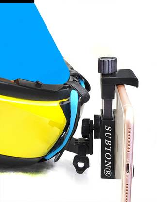 subton MotoVlogging Chin Mount Strap For Helmet+360Mobile Holder|BikeMotovlogging Setup Strap