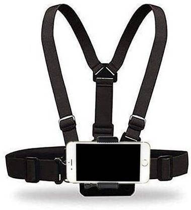 CHG Adjustable Celphone Selfie Chest Mount Harness Strap with Phone Clip Holder121 Strap