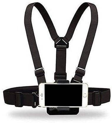 SHOPEE Adjustable Celphone Selfie Chest Mount Harness Strap with Cell Phone Clip Holder Strap