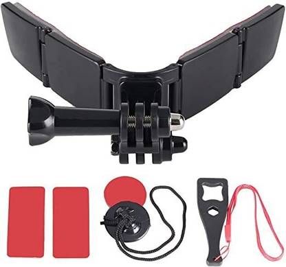 Adofys Full Face Motocross Helmet Chin Strap Mount Kit for Go Pro Hero 10/9/8/7 etc. Strap