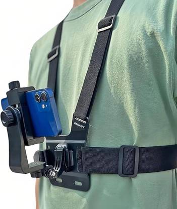 RGV Mobile Phone Chest Strap Mount GoPro Chest Harness Holder for VLOG/POV Strap