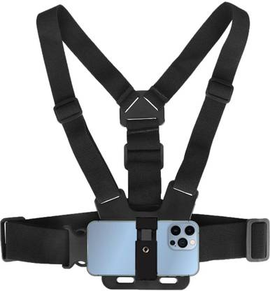 Hiffin ® Adjustable Body Harness Chest Belt Strap with Mobile Clip N | Screw Converter Strap