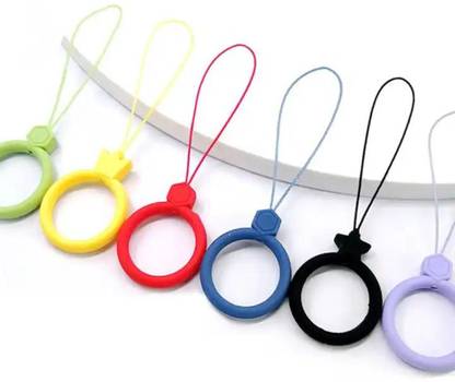 Auxmir Different shape Silicone Finger Ring Lanyard Holder for Mobile Strap