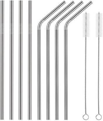 ABlue Clipper Bent Drinking Straw