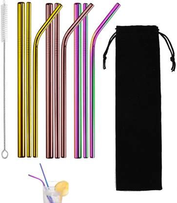 SUPVOX Bent Drinking Straw