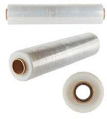 AFRESHWRAP 7 cm 1500 ft 24 Inch (600mm) Large Size Stretch Film wrap Roll for Packing (Pack of 2)