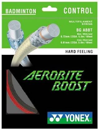 YONEX BG Aerobite Boost Badminton String 0.72 Badminton String - 18 ft