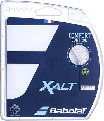 BABOLAT Xalt 12M Tennis Racquet String White Gauge 130/16 0 Tennis String - 12 m