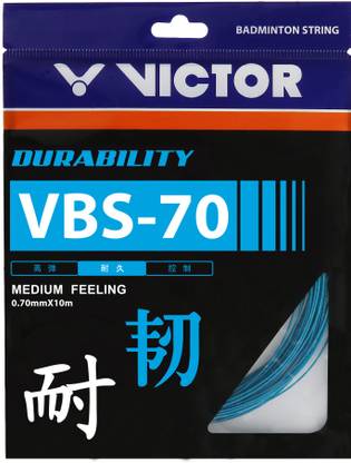 VICTOR VBS-70 Professional Badminton String-Pack of 2, 0.7 Badminton String - 10 m