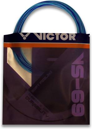 VICTOR VS-69 Soft Feeling Durability Badminton String (0.69mmX10m) Pack of 2, 0.69 Badminton String - 10 m