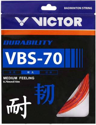 VICTOR VBS-70 High Resilience Badminton String 0.7 Badminton String - 10 m