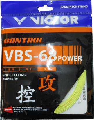 VICTOR VBS-68P Power Soft Feeling Control 0.68 Badminton String - 10 m