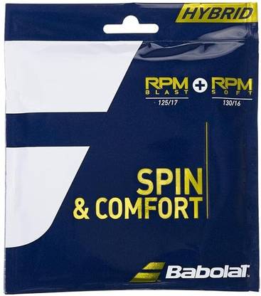 BABOLAT RPM Blast 17 + RPM Soft 16 Hybrid Tennis String 0 Tennis String - 0 m