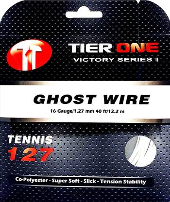 Tier One Sports Ghost Wire for Injury Free Touch Game 16g Set 1.27 Tennis String - 12.2 m