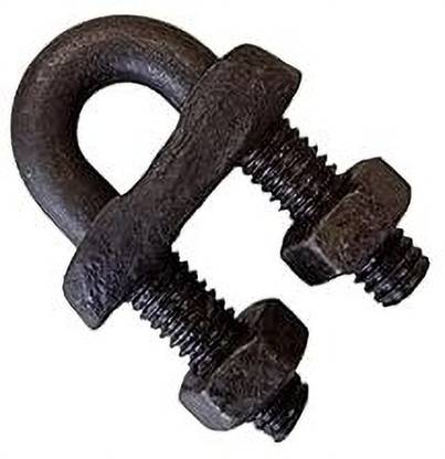 Implemental Rope Clamps/Wire Rope U-Bolts Clamps- Ideal for Connecting Rope Fitting(12mm,10) Double Stringing Clamp