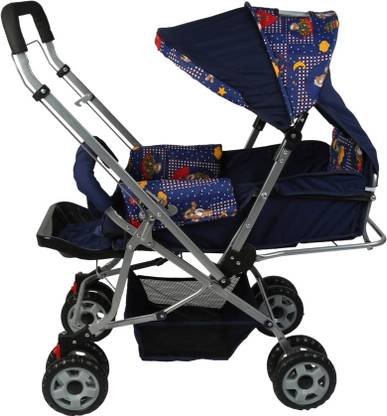 NATRAJ Dyna Pram DLX - Blue Pram