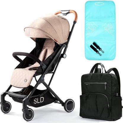 Teknum SLD Stroller Manhattan Diaper Bag Bundle - Khaki Stroller