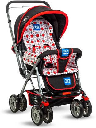 MeeMee Little Explorer Baby Stroller for 0-3 Years, Baby & Kids, 5 Point Safety Harness Pram