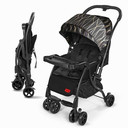 लक्सर नानो Sunshine Plus Stroller / Pram with Reversible handlebar, 5 point harness स्ट्रॉलर