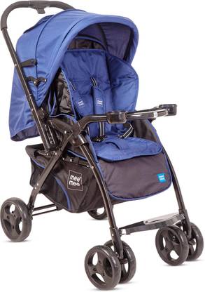 MeeMee Spacious Baby Stroller,Comfortable Seating,Easy Travel,Feeding Tray,0-3 Yrs Baby Pram
