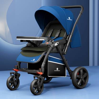 StarAndDaisy Colossal for 0-3 Years Boys & Girls Baby With Adjustable Backrest Baby Stroller