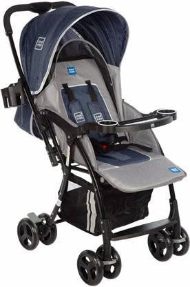 MeeMee Premium Baby Stroller Pram for 0-3 Years| Safety Lock and 3-Seat Positions Pram