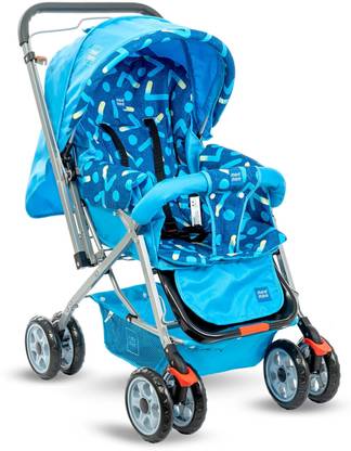 MeeMee Little Explorer Baby Stroller for 0-3 Years, Baby & Kids, 5 Point Safety Harness Pram