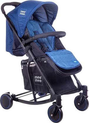 MeeMee 2 in 1 Baby Pram with Rocking Function,3 Level Large Canopy,for 0-3 Yrs Baby Stroller Cum Rocker