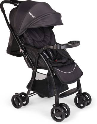 LuvLap Spark Baby Stroller/Pram with 5 Point Safety Harness, Reversible Handle bar, Looking Window, Multi Level Recline & Adjustable footrest, Extendable Canopy, for Babies 0-3 Years Twin Strollers & Prams