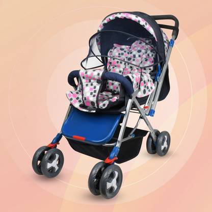 CREW4 Baby pram for kids /Stroller ,easy fold ,for new born baby/kids,0-3 years. Twin Strollers & Prams