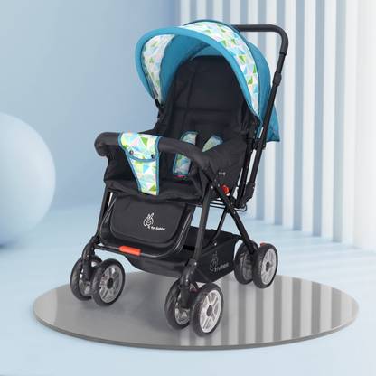 R for Rabbit Lollipop Lite Baby Stroller with 5 point safety, Cushioned seat for 0 to 3 year Pram