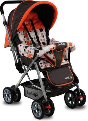 LuvLap Sunshine Stroller/Pram, Easy Fold, for Newborn Baby/Kids, 0-3 Years, Stroller