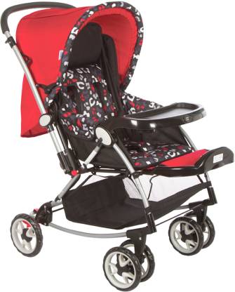 MeeMee Baby Stroller with Reversible Handle,Safety Belt,Traveller Buggy,for 0 to 3 Yrs Pram