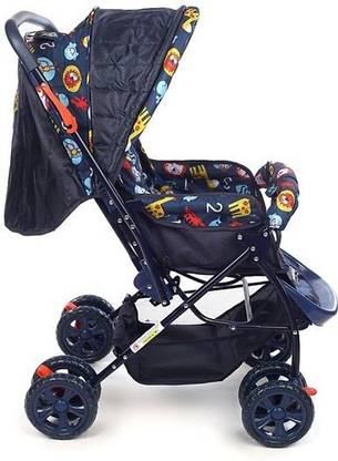Ezaakart blue-big pram Stroller