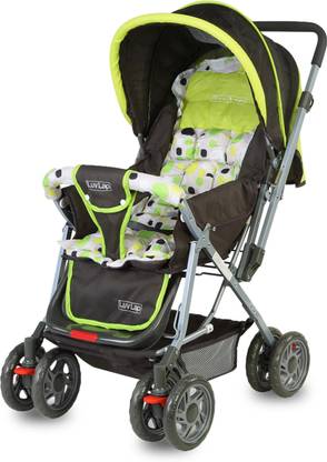 LuvLap Sunshine Stroller/Pram, Easy Fold, for Newborn Baby/Kids, 0-3 Years, Stroller