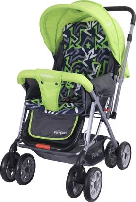 LITTLE Pumpkin Baby Stroller and Pram for Kids (Green Black) Stroller