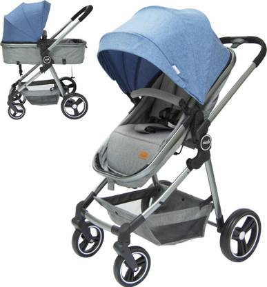 Moon Pro 2 In 1 (Convertible To Carrycot), Reversable Stroller From Birth To 3 Years Stroller