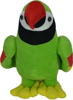 ULTRA Plush Buddy Parrot Soft Toy  - 10 inch