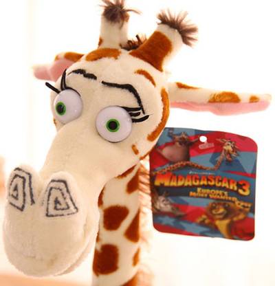 Cherubs Cute Madagascar Melman Giraffe Funny Character Flexible Body Plush Toy  - 49 cm