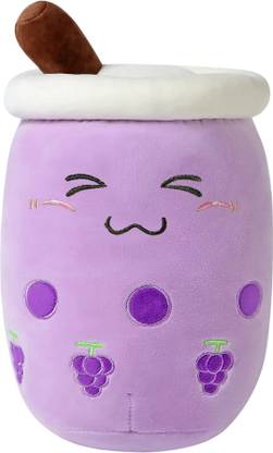 TechMax Solution Cute Boba Tea Plush Stuffed Bubble Tea Plushie  - 9 inch