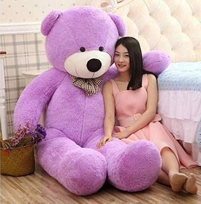 KHUSHBU ENTERPRISES Purple Teddy Bear 5 Feet Lovable Cute Birthday Gift For Girls Someone Specials  - 152 cm
