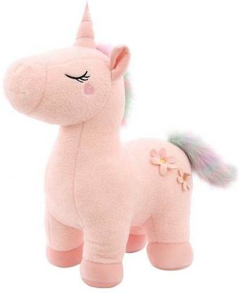 AVS Super Soft Plush Cute Unicorn Soft Toy Stuffed for Kids - 50 cm pink  - 50 cm