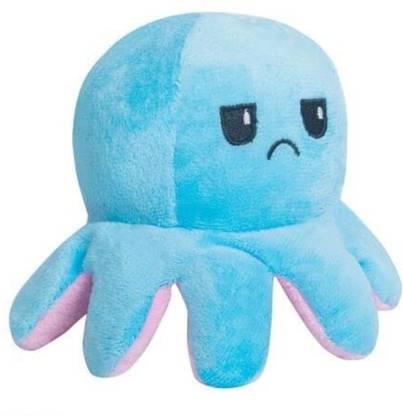 Teddify Fluffy Octopus Soft Toy For Girls  - 18 mm