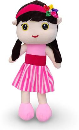 P I SOFT TOYS cute soft suzuka pinky doll  - 45 cm