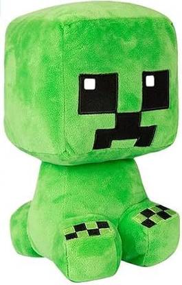 Fusked Mine Craft Stuff Toys for Kids Game Character Creeper Soft Toy Plush Pillow Toys  - 8 inch