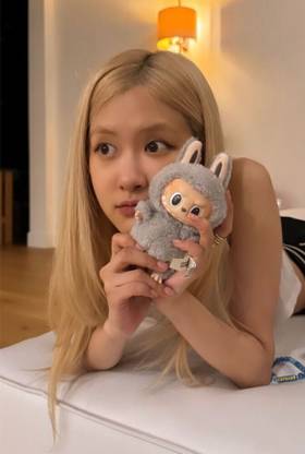 BooBum Pop Labubu Doll | Labubu Toy Character Plush Toy | Laubu (Random Color - 1 Pc)  - 17 cm