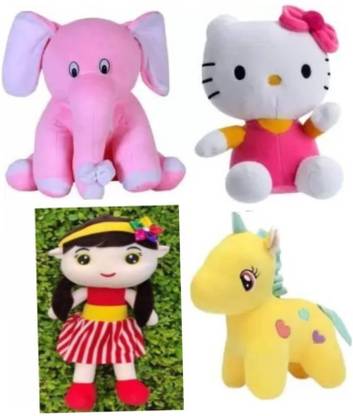 MPR ENTERPRISES Funky Plush and Adorable For Kids, Gift & Teddy Bear, Combos of 4  - 28 cm